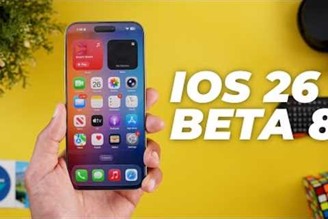 iOS 26 Developer Beta 8 – New Features, Changes & Performance Improvements!
