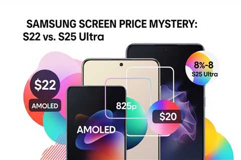 Samsung Screen Price Mystery: S22 vs. S25 Ultra