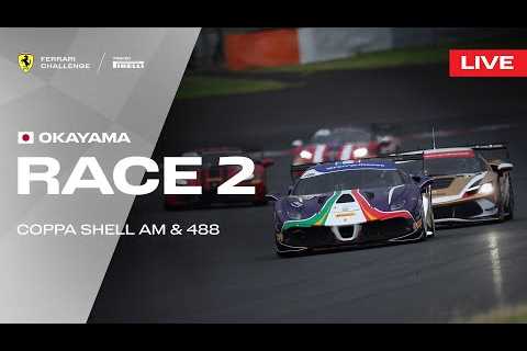 LIVE Ferrari Challenge Japan - Okayama, Race 2 - Coppa Shell AM & 488