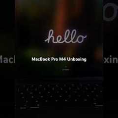 MacBook Pro M4 Unboxing #macbookpro #unboxing #apple #techgadgets #laptop #techguru #techgear