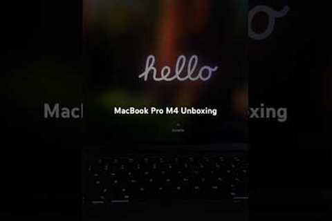 MacBook Pro M4 Unboxing #macbookpro #unboxing #apple #techgadgets #laptop #techguru #techgear