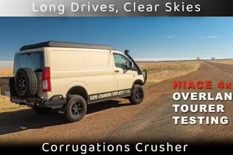 Comfortable, Corrugation-Crushing HiAce Camper on Test | Aussie Outback Life @4xoverland