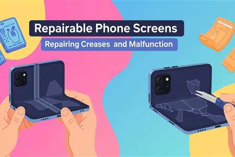 Foldable Phone Screens: Repairing Creases and Malfunctions