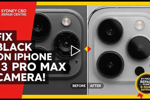 Black Dots on iPhone 13 Pro Max Camera – Who Can Fix It in Sydney?