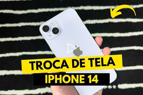 😱 iPhone 14 com a TELA QUEBRADA! O Conserto Vai te Surpreender!