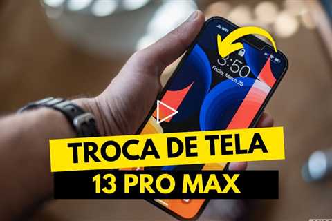 Tela do iPhone 13 Pro Max Quebrou? Veja a Transformação Incrível!