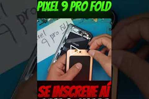 De TELA TRINCADA a NOVO de novo! Conserto do Pixel 9 Pro XL Fold 💥