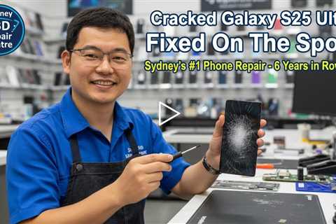 Cracked Galaxy S25 Ultra Screen? Get It Fixed On The Spot in Sydney Now!