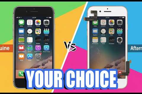 IPHONE SCREEN REPAIR: Genuine vs. Aftermarket - DON'T GET SCAMMED!