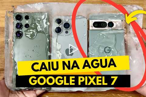 Google Pixel 7 caiu na água e ficou assim… veja o conserto!