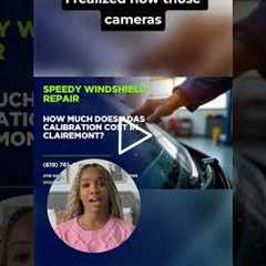 How much does ADAS calibration cost in Clairemont? #Shorts