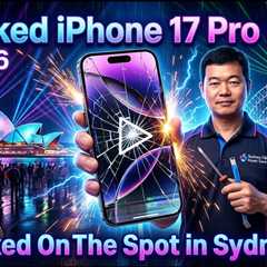 Cracked iPhone 17 Pro Max Screen Repairs During Vivid 2026 – Who Can Fix It On The Spot in Sydney?