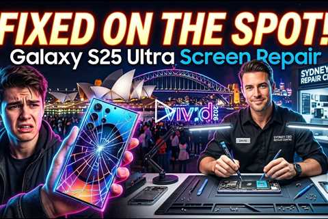 Cracked Samsung Galaxy S25 Ultra Screen Replacement During Vivid 2026 – Who Can Fix I   in Sydney?