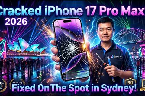 Cracked iPhone 17 Pro Max Screen Repairs During Vivid 2026 – Who Can Fix It On The Spot in Sydney?