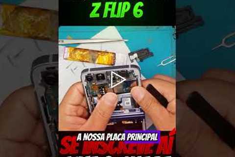 GALAXY Z FLIP 6 QUEBRADO? 😱 Essa Troca de Tela Ficou PERFEITA!
