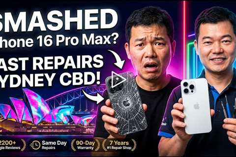 Smashed iPhone 16 Pro Max Screen During Vivid 2026? Get Fast Repairs in Sydney CBD